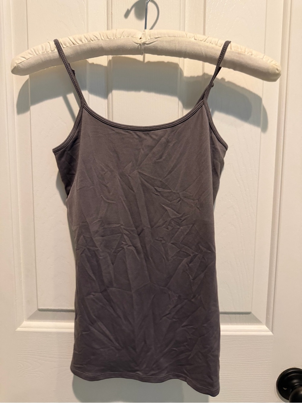 White House Black Market- Women's Spaghetti Strap Tank Top - Gray